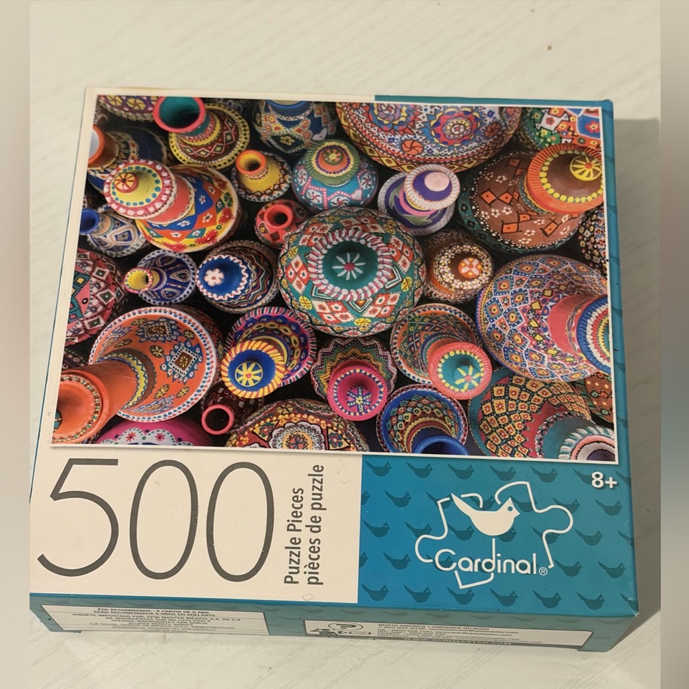 Cardinal Colorful Pottery Jars Puzzle - 500 Pieces